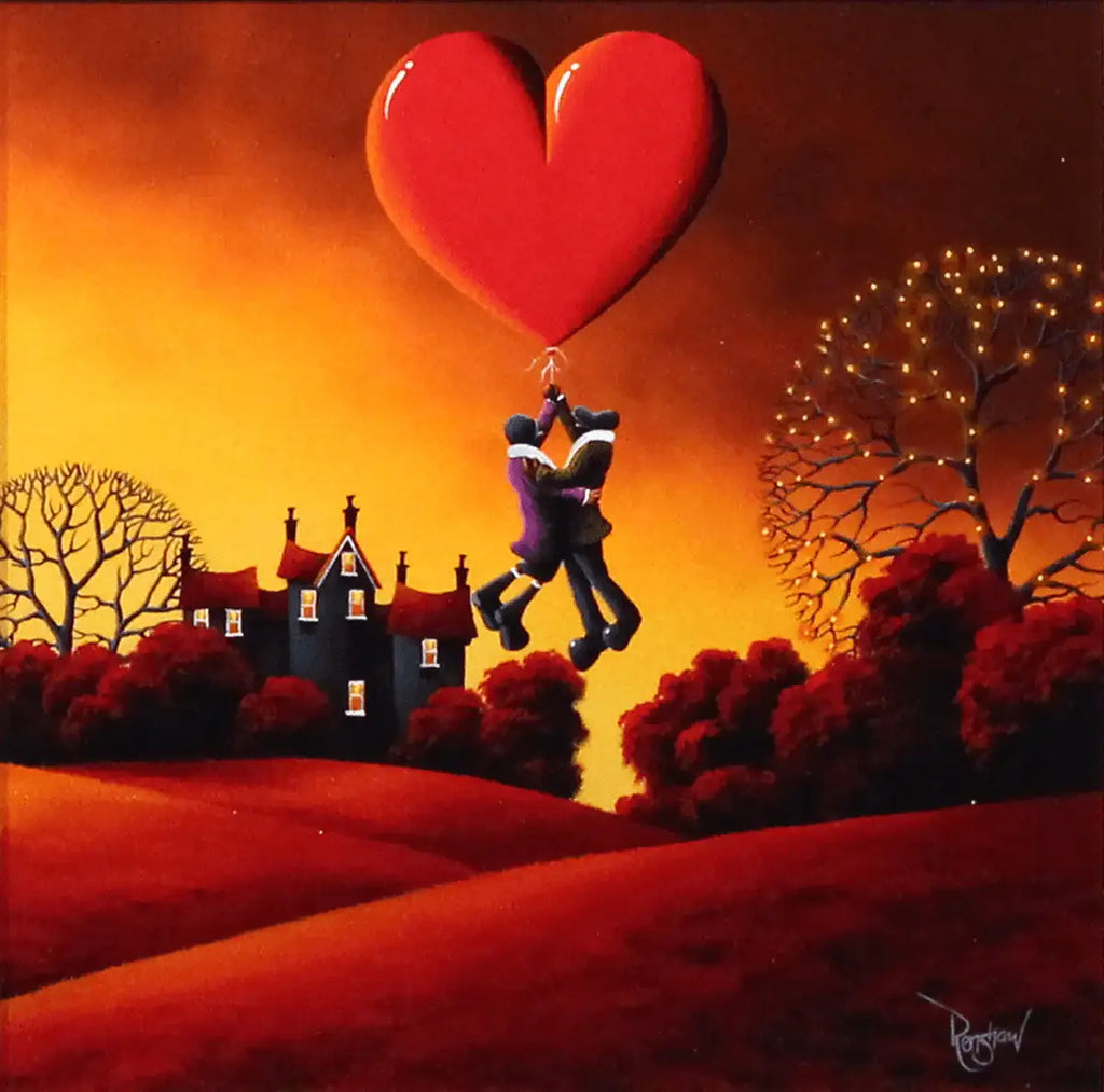 Love Will Lift Us Up - SOLD by artist David Renshaw - Wyecliffe Galleries