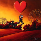 Love Will Lift Us Up - SOLD by artist David Renshaw - Wyecliffe Galleries