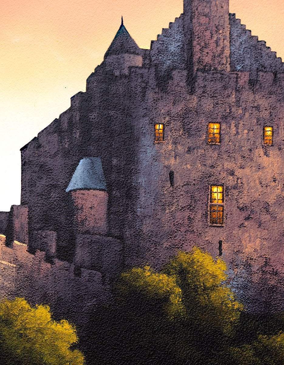 Love With a View - Original - SOLD by artist David Renshaw - Wyecliffe Galleries