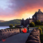 Love With a View - Original - SOLD by artist David Renshaw - Wyecliffe Galleries