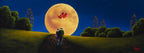 Love You To The Moon And Back - Original - SOLD by artist David Renshaw - Wyecliffe Galleries