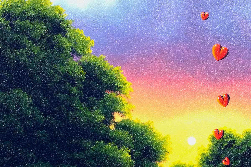 Loved Up - Original - SOLD by artist David Renshaw - Wyecliffe Galleries