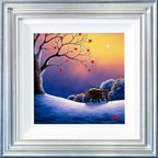 Lovers Bench - Original - SOLD by artist David Renshaw - Wyecliffe Galleries