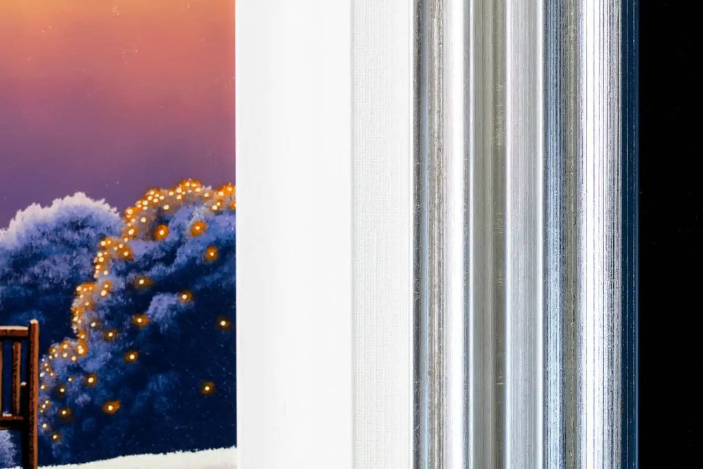 Lovers Bench - Original - SOLD by artist David Renshaw - Wyecliffe Galleries