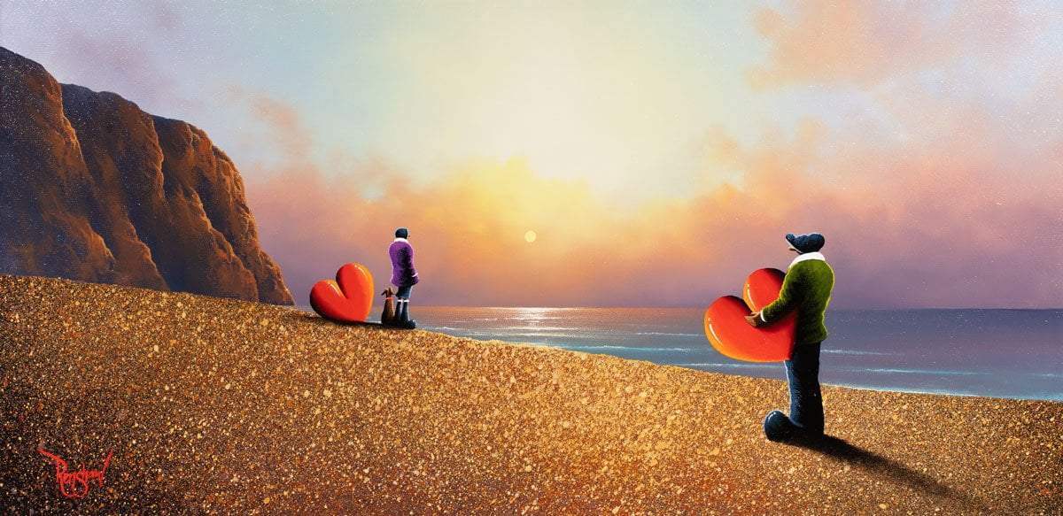 Lovers Cove - Original - SOLD by artist David Renshaw - Wyecliffe Galleries