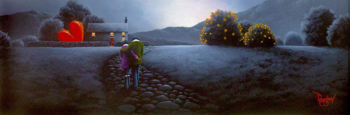 Lovers Lane - Original - SOLD by artist David Renshaw - Wyecliffe Galleries
