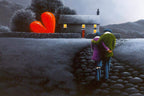 Lovers Lane - Original - SOLD by artist David Renshaw - Wyecliffe Galleries