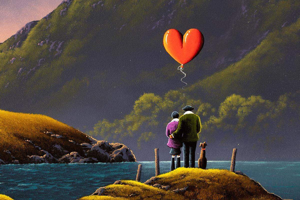 Lovers Loch - Original - SOLD by artist David Renshaw - Wyecliffe Galleries
