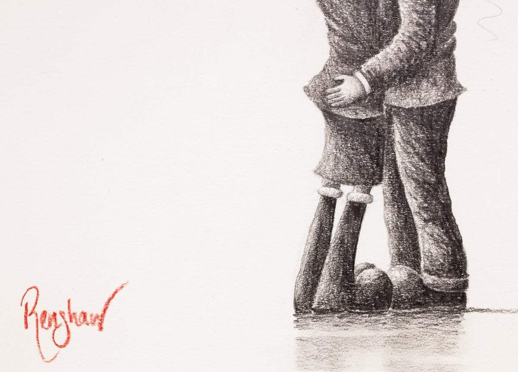 Loving Embrace - Original sketch - SOLD by artist David Renshaw - Wyecliffe Galleries