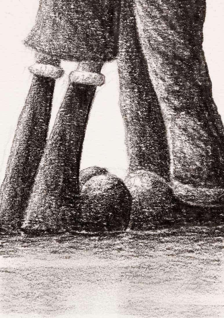 Loving Embrace - Original sketch - SOLD by artist David Renshaw - Wyecliffe Galleries