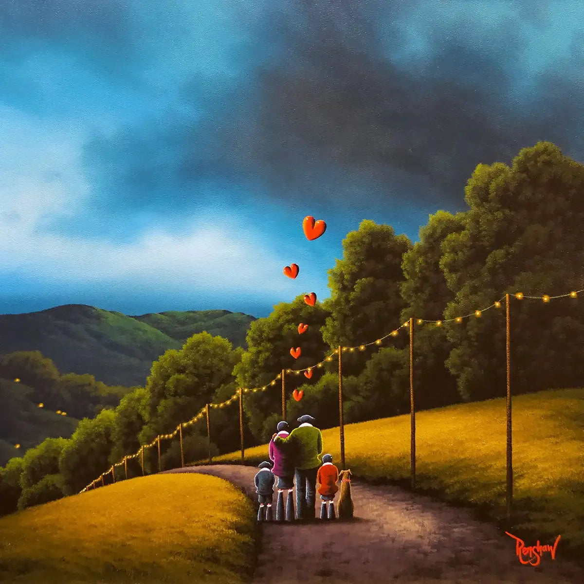 Loving Union - Original - SOLD by artist David Renshaw - Wyecliffe Galleries