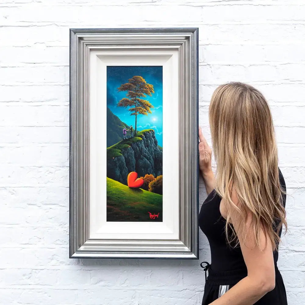 Lovingly Guided - Original - SOLD by artist David Renshaw - Wyecliffe Galleries