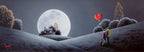 Lunar Love - Original - SOLD by artist David Renshaw - Wyecliffe Galleries