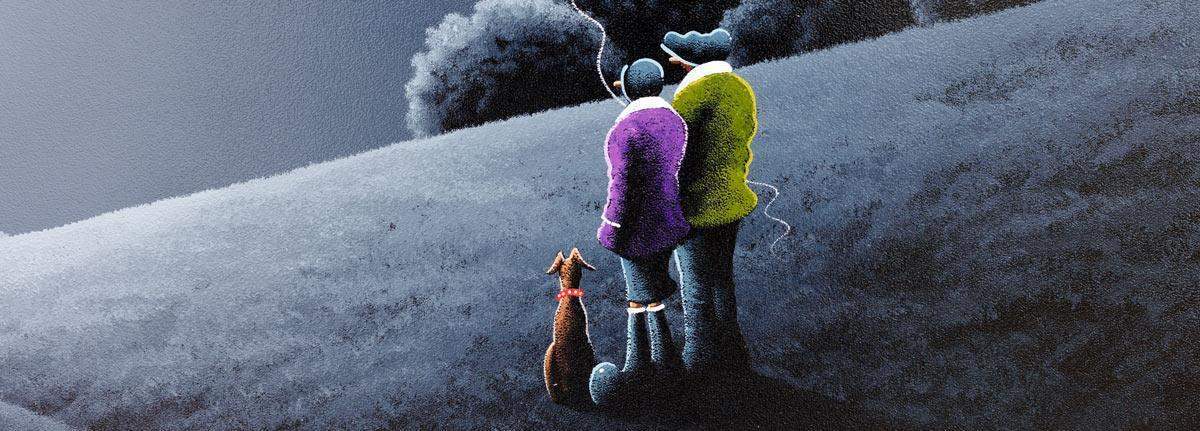 Lunar Love - Original - SOLD by artist David Renshaw - Wyecliffe Galleries