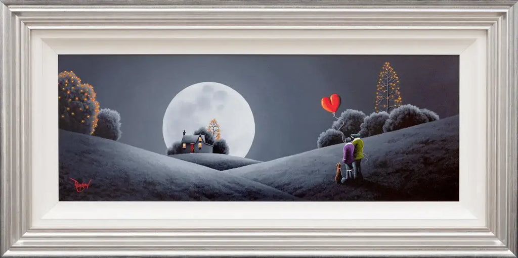 Lunar Love - Original - SOLD by artist David Renshaw - Wyecliffe Galleries