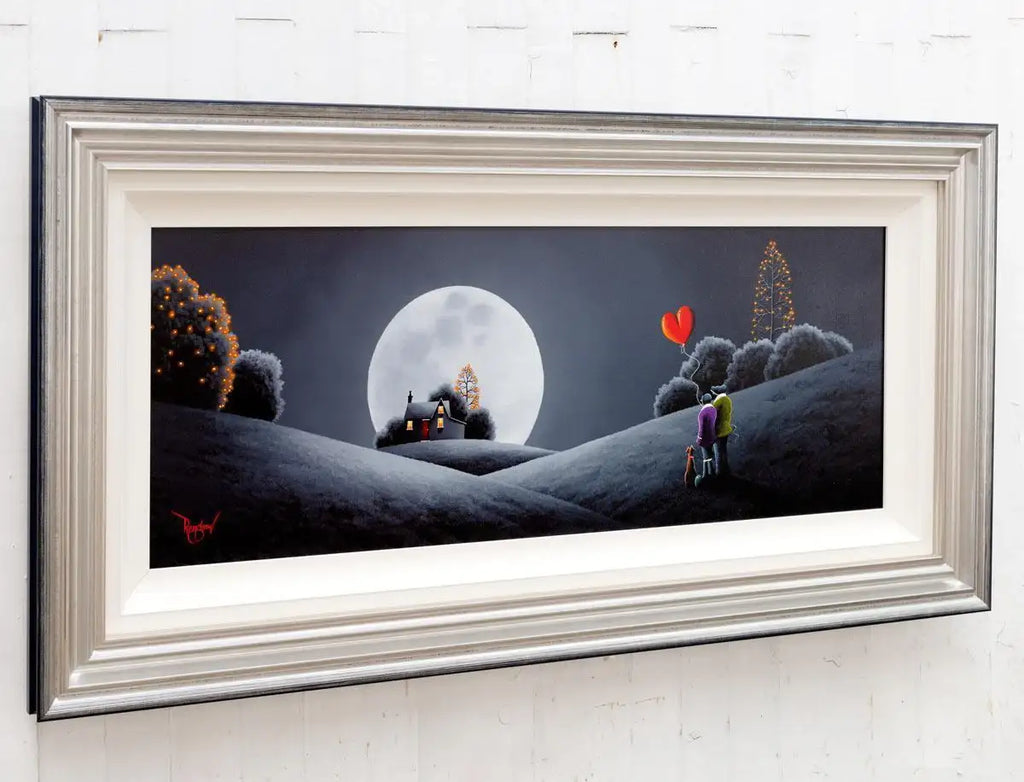 Lunar Love - Original - SOLD by artist David Renshaw - Wyecliffe Galleries