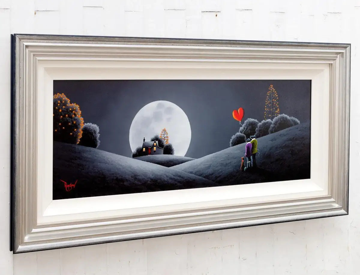 Lunar Love - Original - SOLD by artist David Renshaw - Wyecliffe Galleries