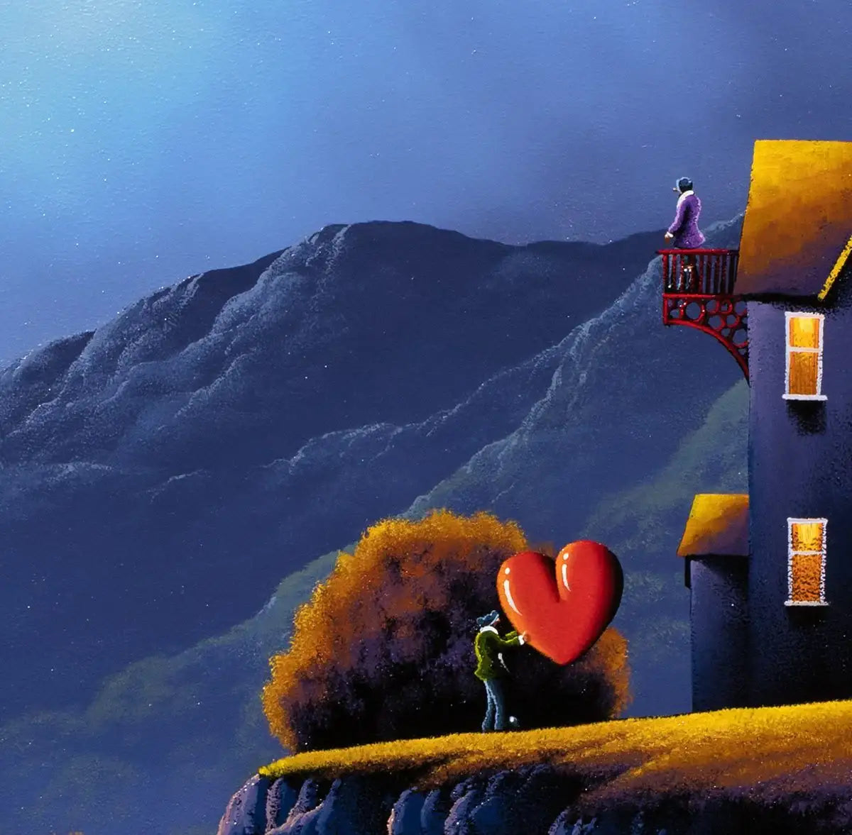 Mad For You - Original - SOLD by artist David Renshaw - Wyecliffe Galleries