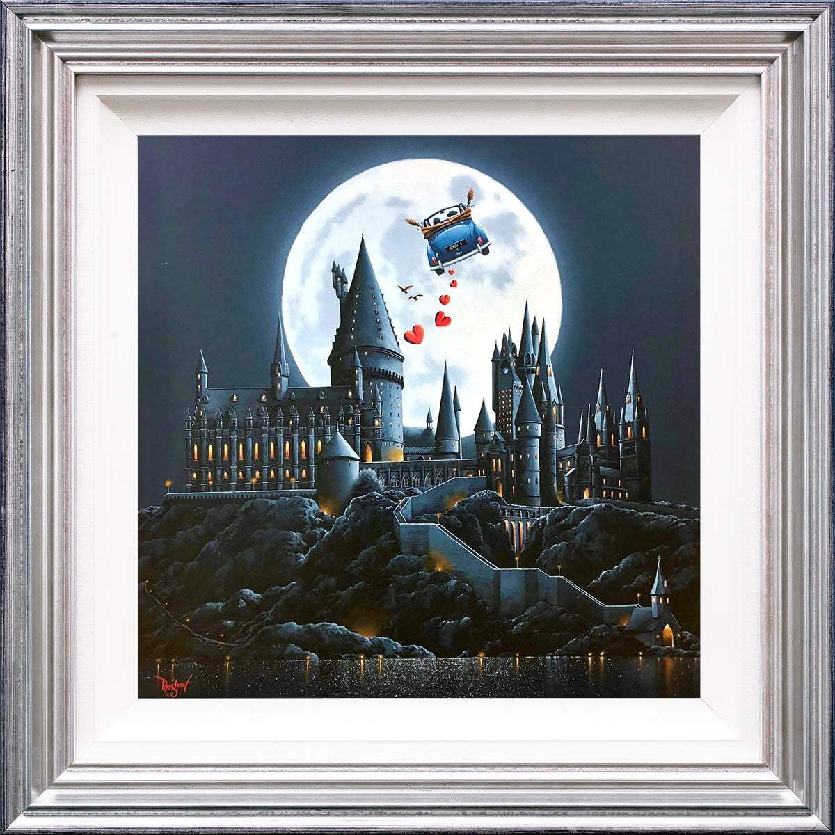 Magic in the Moonlight - Original - SOLD by artist David Renshaw - Wyecliffe Galleries
