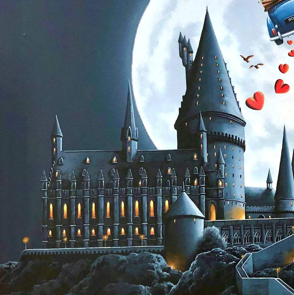 Magic in the Moonlight - Original - SOLD by artist David Renshaw - Wyecliffe Galleries