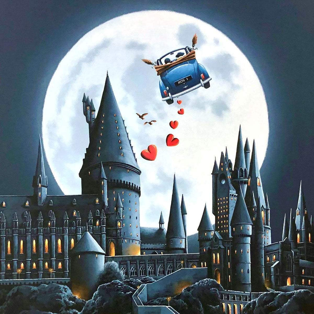 Magic in the Moonlight - Original - SOLD by artist David Renshaw - Wyecliffe Galleries