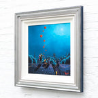The Rooftop Rendezvous - Original - SOLD by artist David Renshaw - Wyecliffe Galleries