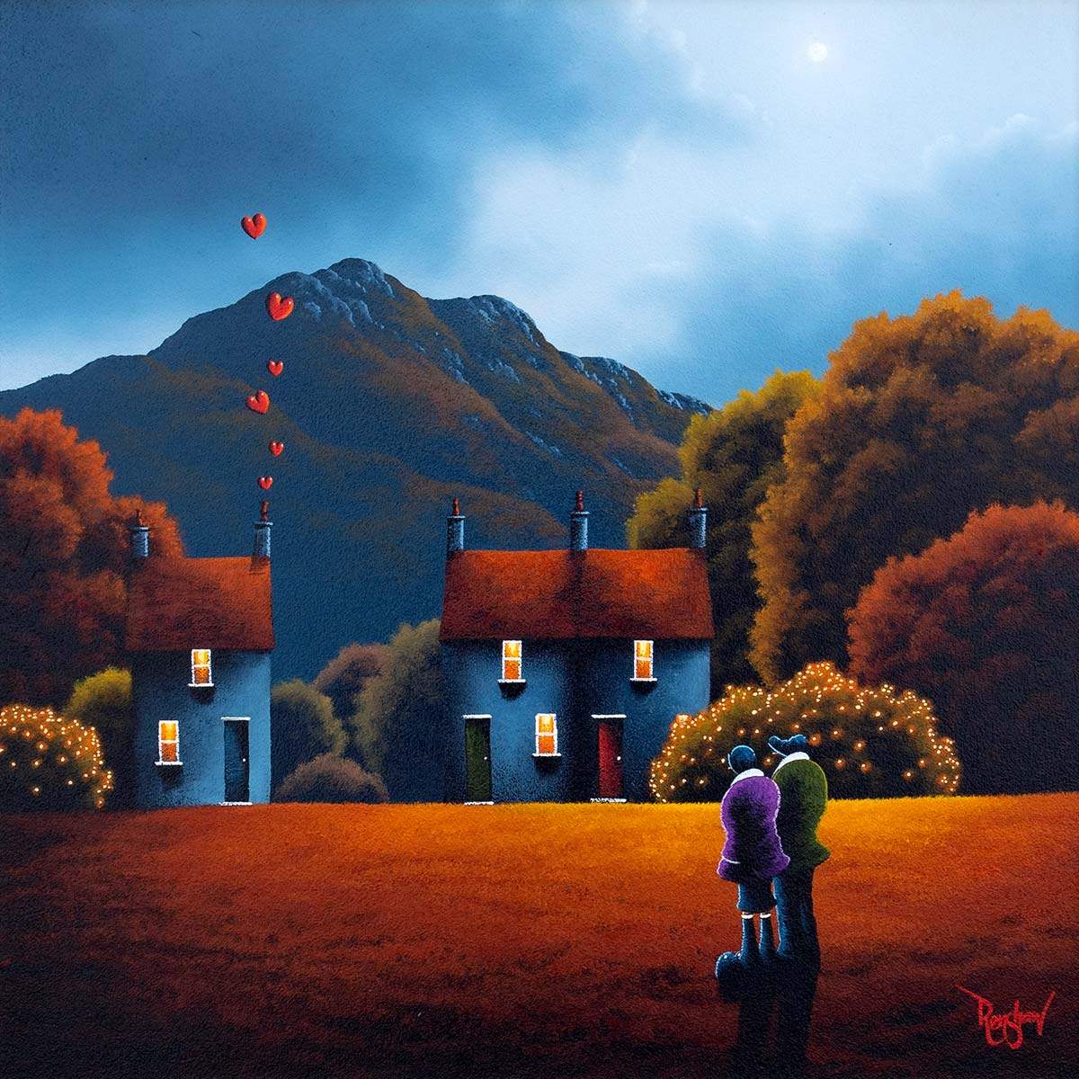 Making Our Way Home - Original - SOLD by artist David Renshaw - Wyecliffe Galleries