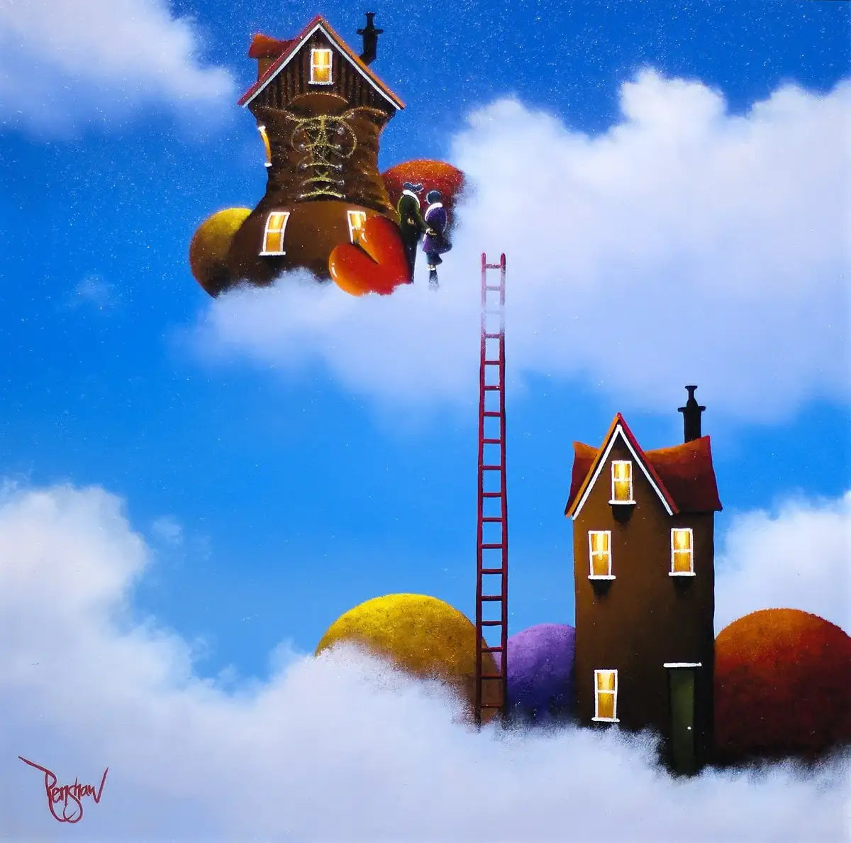 Match Made in Heaven - SOLD by artist David Renshaw - Wyecliffe Galleries