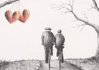 Me & You - Original Pencil Sketch - SOLD by artist David Renshaw - Wyecliffe Galleries