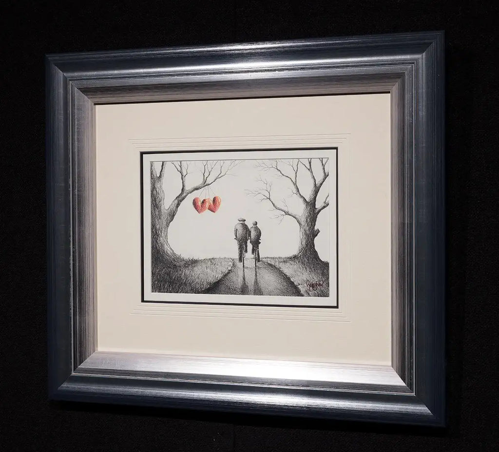 Me & You - Original Pencil Sketch - SOLD by artist David Renshaw - Wyecliffe Galleries