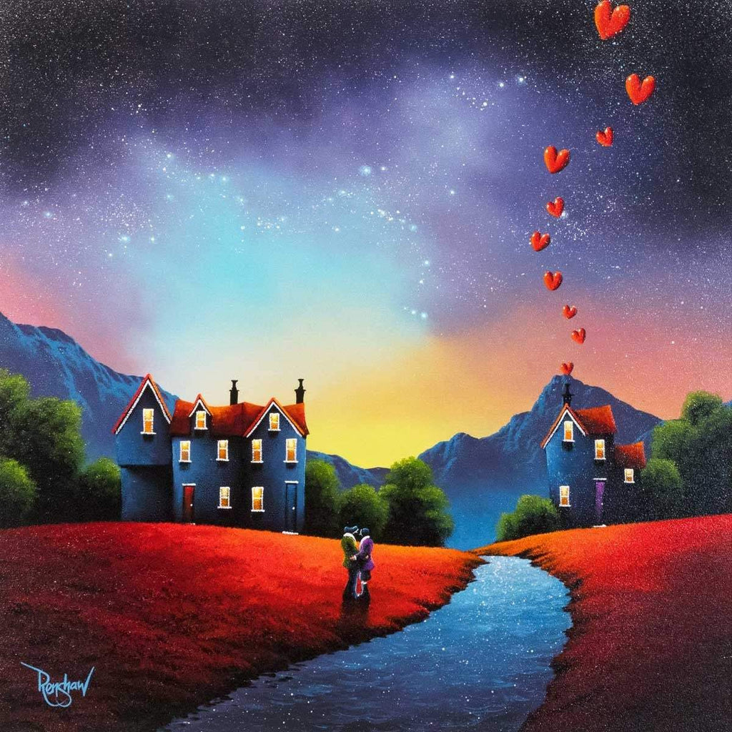 Meet Me by the River - SOLD by artist David Renshaw - Wyecliffe Galleries