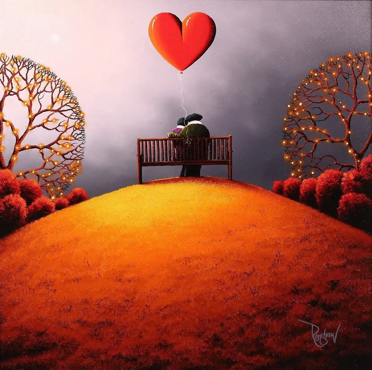 Meeting Place - SOLD by artist David Renshaw - Wyecliffe Galleries