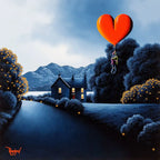 Midnight Romance - Original - SOLD by artist David Renshaw - Wyecliffe Galleries