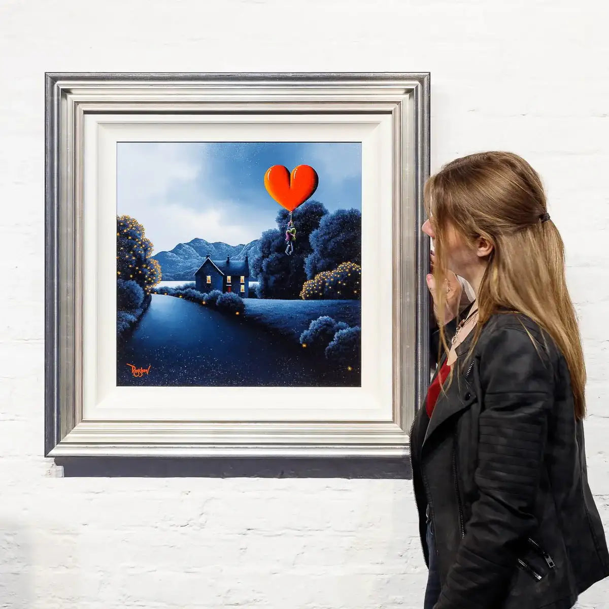 Midnight Romance - Original - SOLD by artist David Renshaw - Wyecliffe Galleries