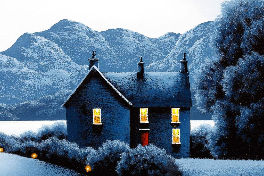 Midnight Romance - Original - SOLD by artist David Renshaw - Wyecliffe Galleries