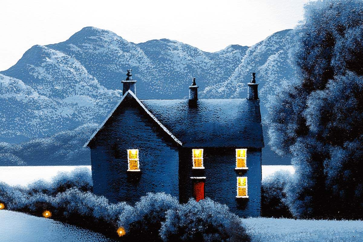 Midnight Romance - Original - SOLD by artist David Renshaw - Wyecliffe Galleries