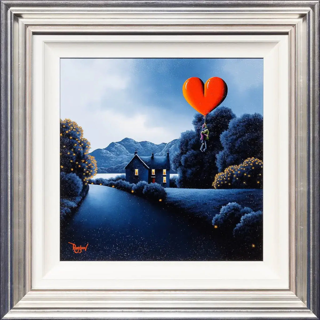 Midnight Romance - Original - SOLD by artist David Renshaw - Wyecliffe Galleries