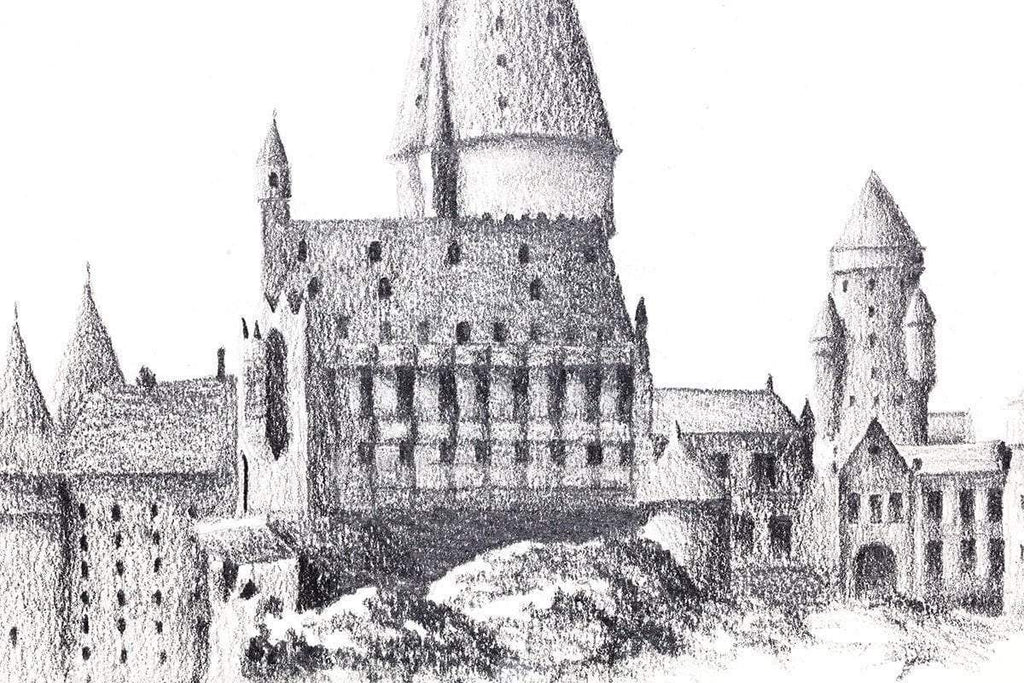 Mischief and Magic - Pencil Sketch - SOLD by artist David Renshaw - Wyecliffe Galleries