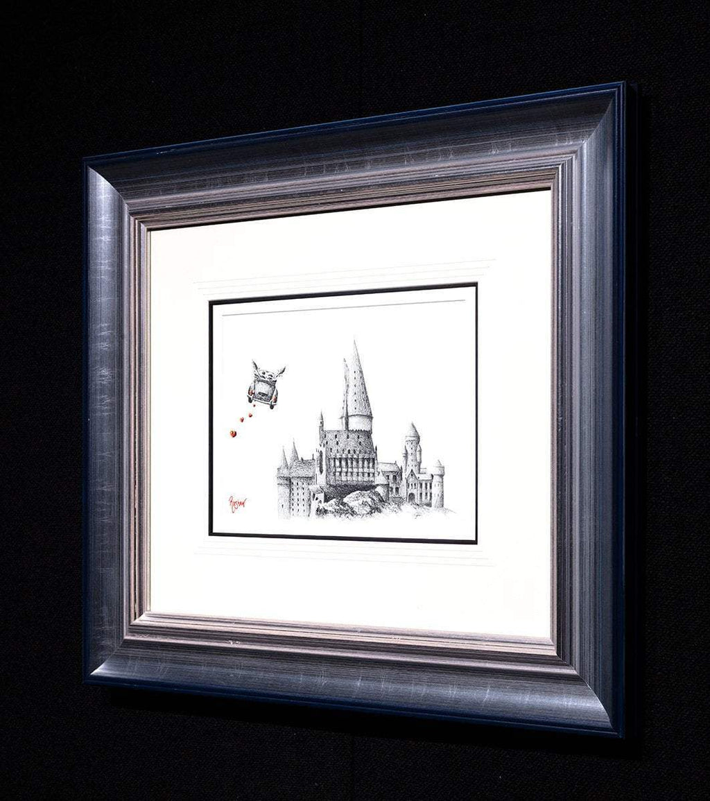Mischief and Magic - Pencil Sketch - SOLD by artist David Renshaw - Wyecliffe Galleries