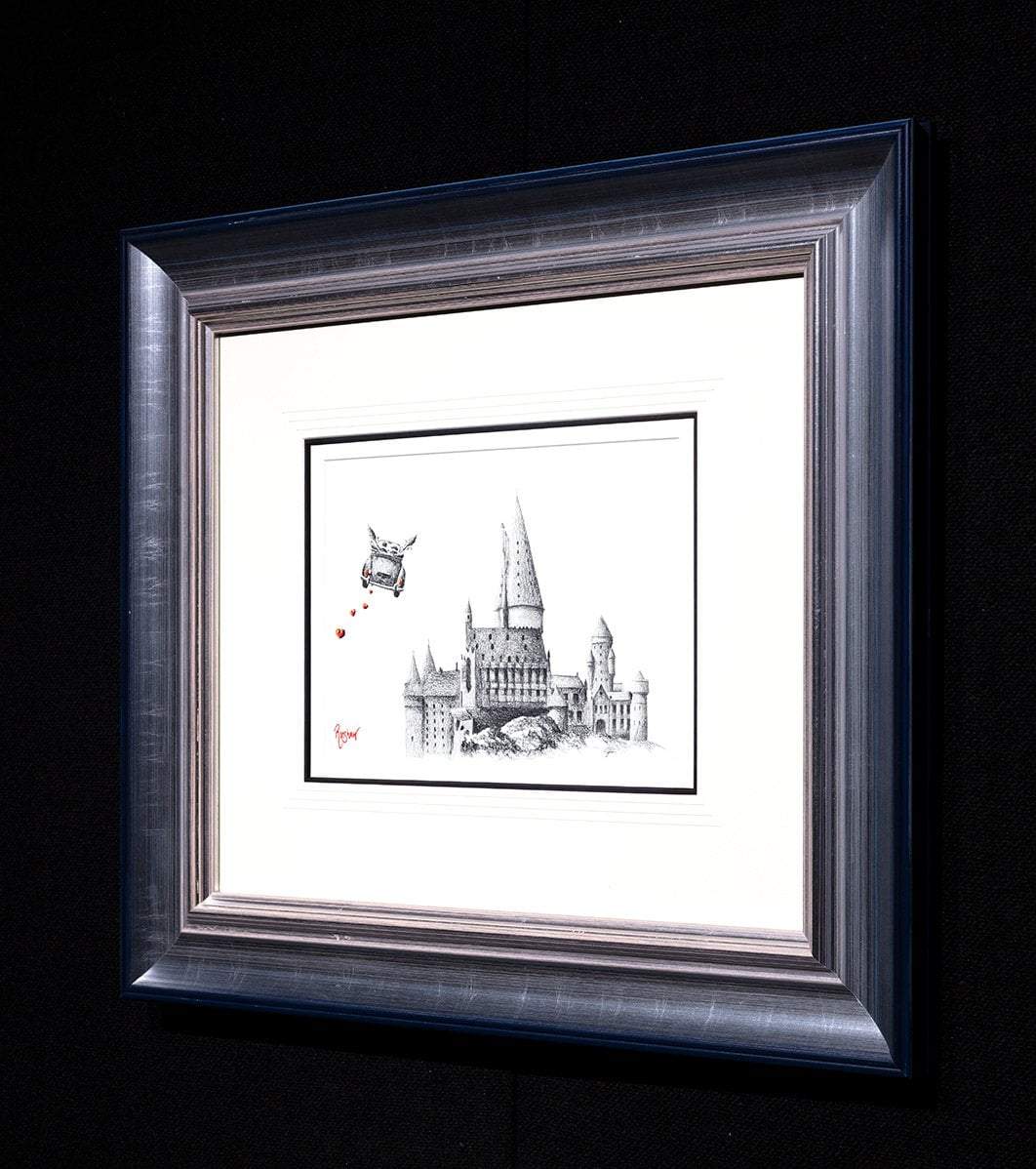 Mischief and Magic  - Pencil Sketch - SOLD David Renshaw Framed