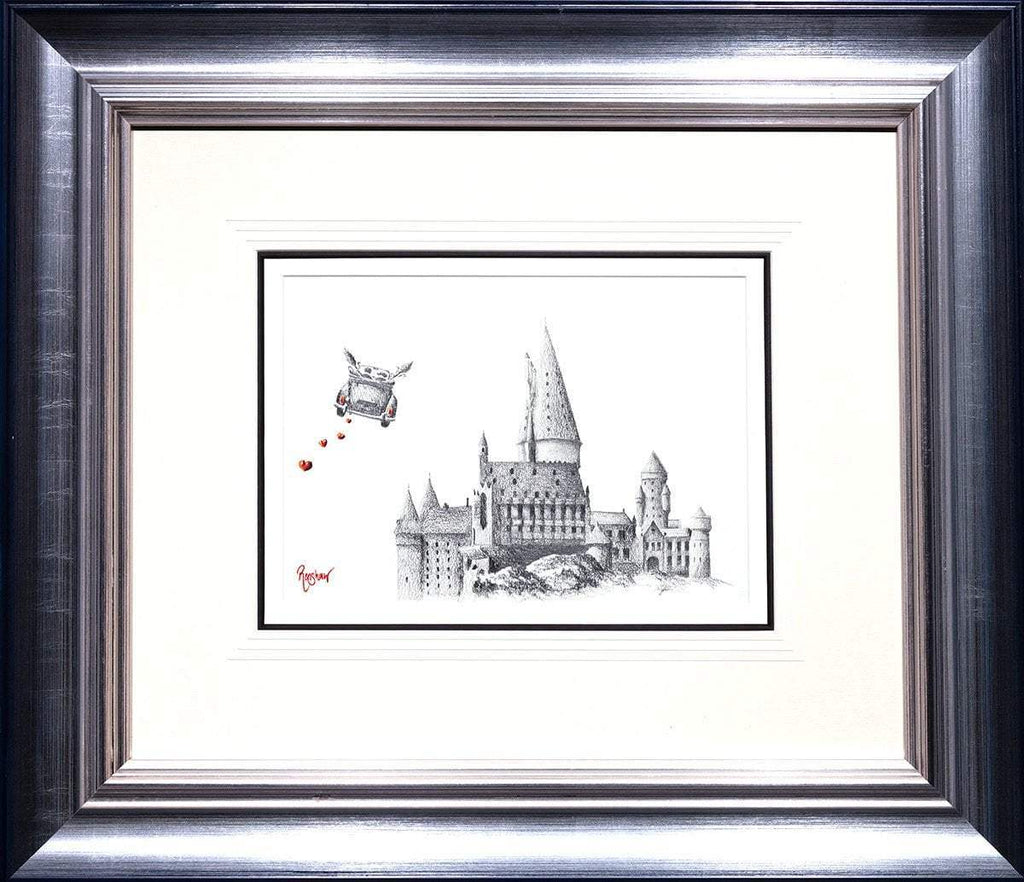 Mischief and Magic - Pencil Sketch - SOLD by artist David Renshaw - Wyecliffe Galleries