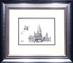 Mischief and Magic - Pencil Sketch - SOLD by artist David Renshaw - Wyecliffe Galleries