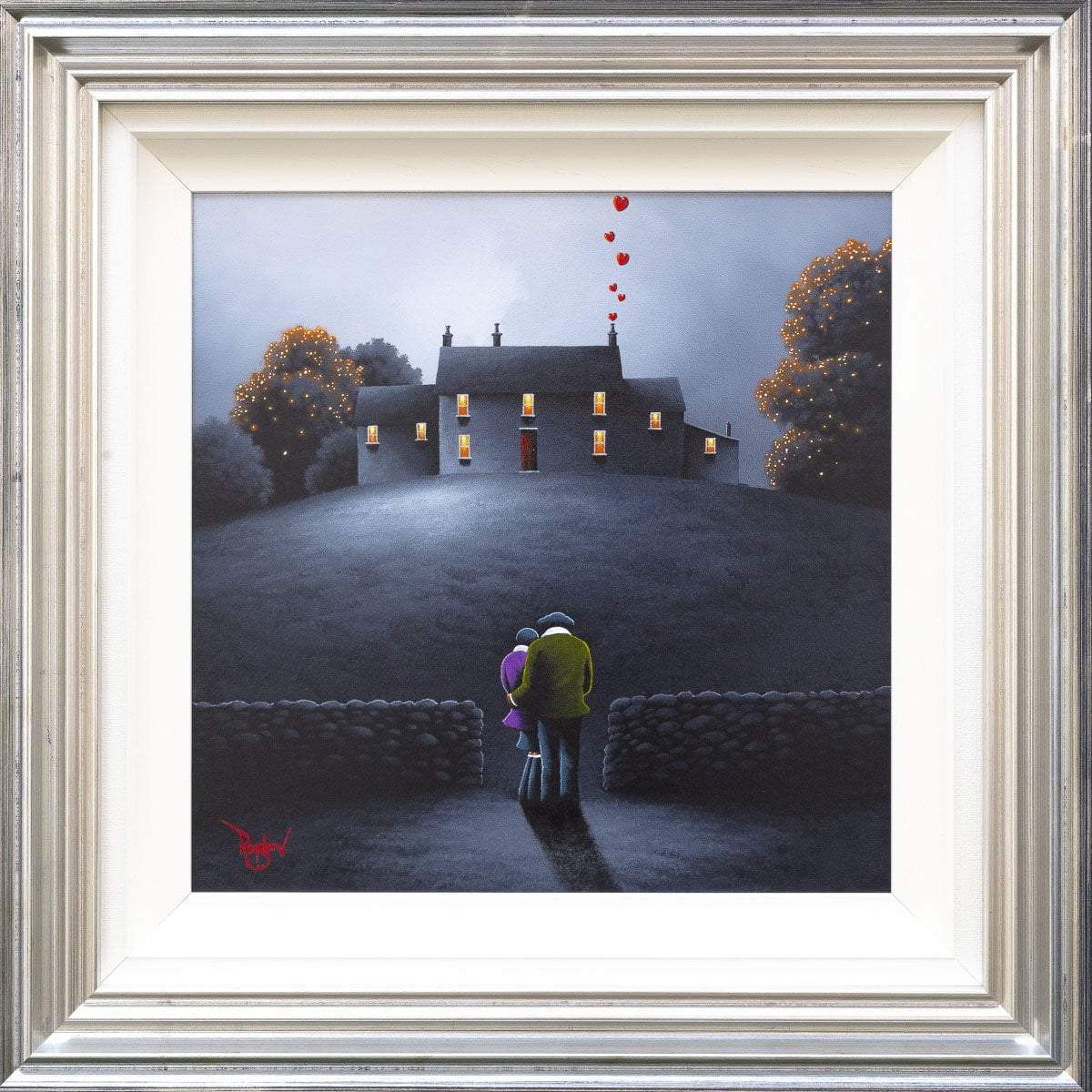 Moments With You - Original - SOLD by artist David Renshaw - Wyecliffe Galleries