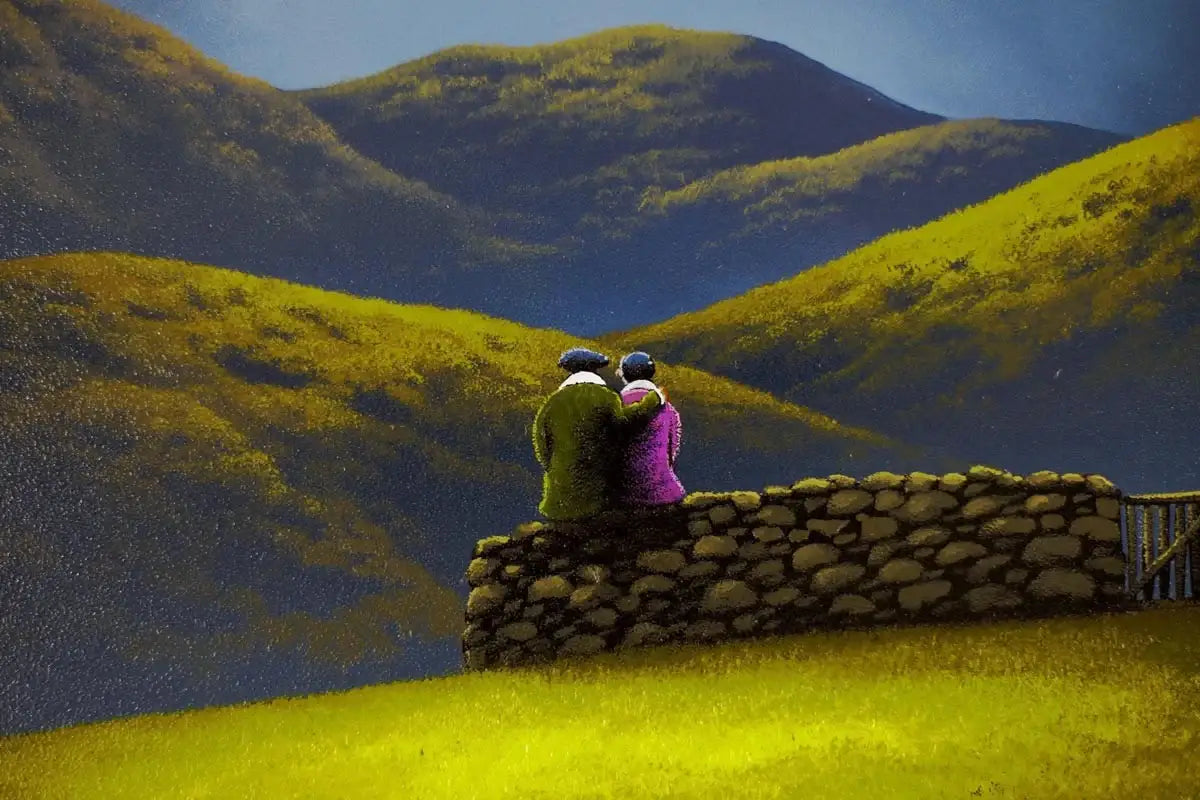 Moon Gazing- SOLD by artist David Renshaw - Wyecliffe Galleries