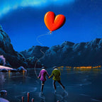 Moonlight Romance - Rare Edition - SOLD by artist David Renshaw - Wyecliffe Galleries
