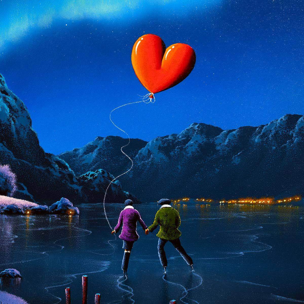 Moonlight Romance - Rare Edition - SOLD by artist David Renshaw - Wyecliffe Galleries