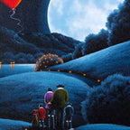 Moonlit Glow - Original - SOLD by artist David Renshaw - Wyecliffe Galleries