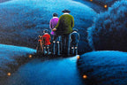 Moonlit Glow - Original - SOLD by artist David Renshaw - Wyecliffe Galleries