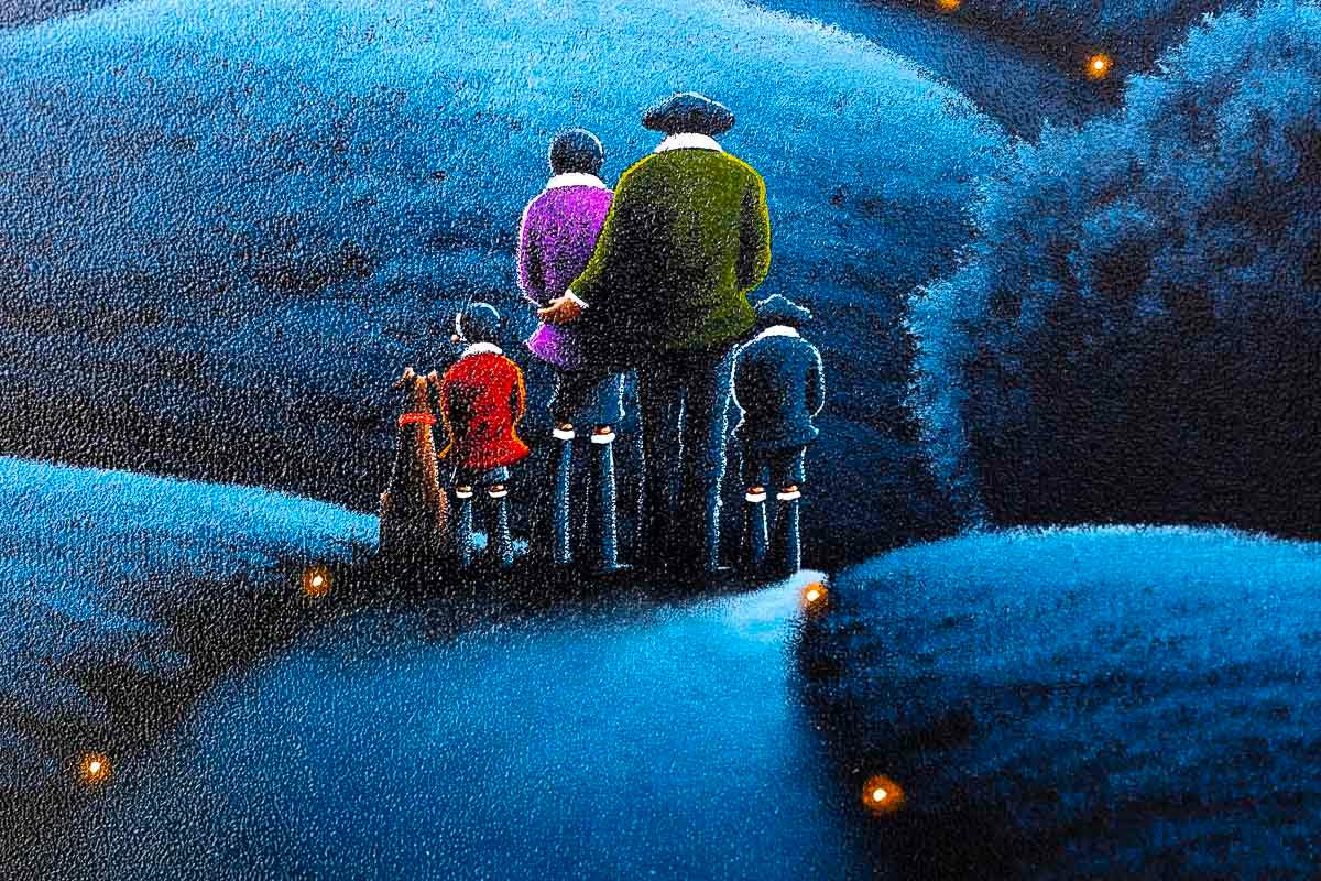 Moonlit Glow - Original - SOLD by artist David Renshaw - Wyecliffe Galleries