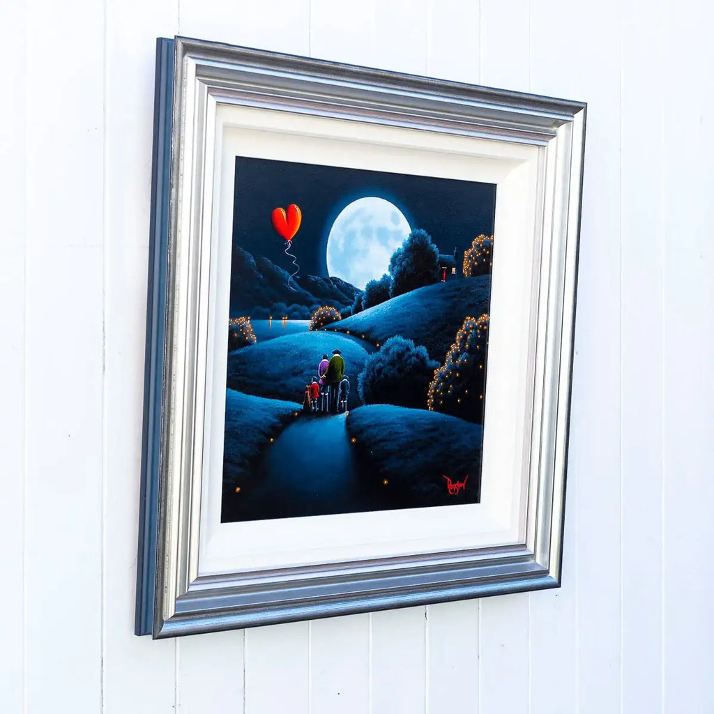 Moonlit Glow - Original - SOLD by artist David Renshaw - Wyecliffe Galleries